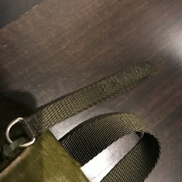 Prada Archival Fur Pony Hair Sling Crossbody Harness Bag Rare - Picture 5 of 8